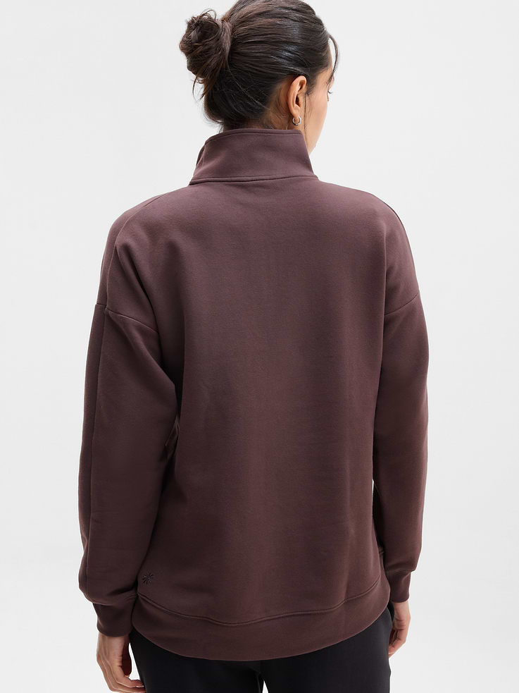Image 3 of 5, Forever Fleece 1/4 Zip Graphic 001, App exclusive
