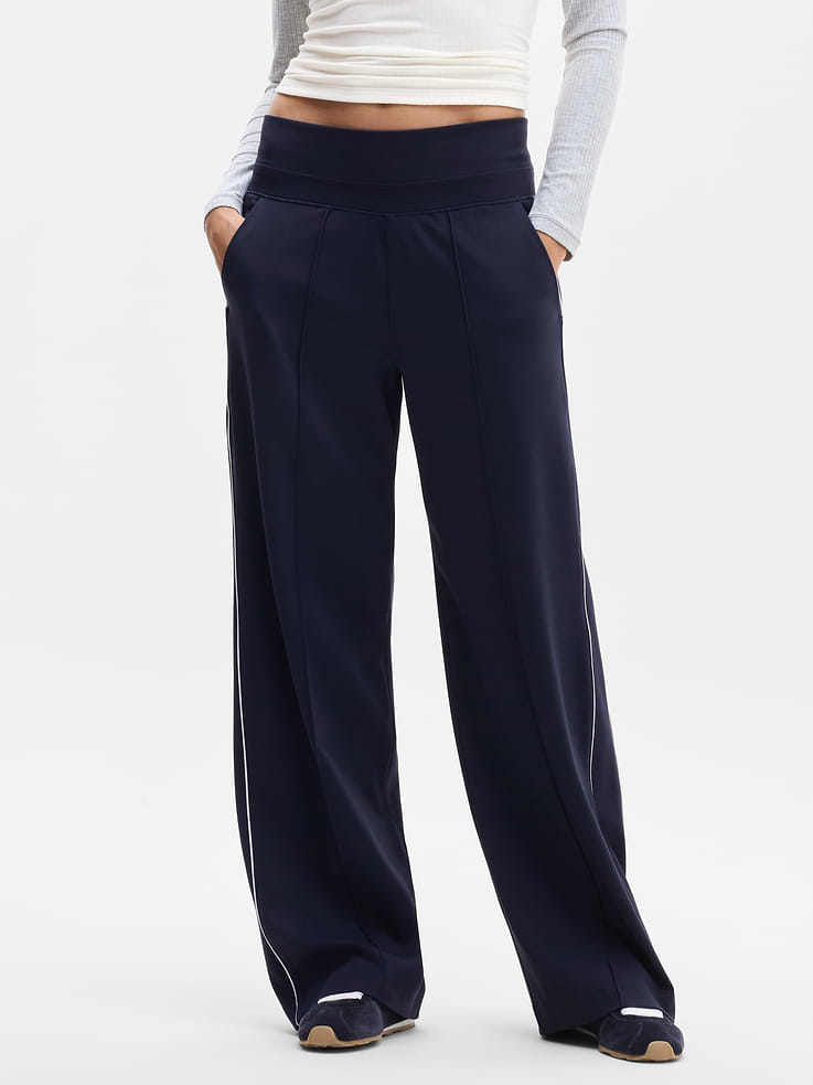 Image 2 of 6, Venice High Rise Track Stripe Wide Leg Pant