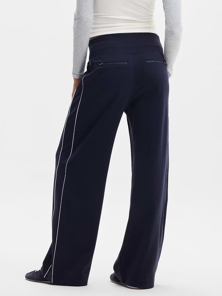 Image 3 of 6, Venice High Rise Track Stripe Wide Leg Pant