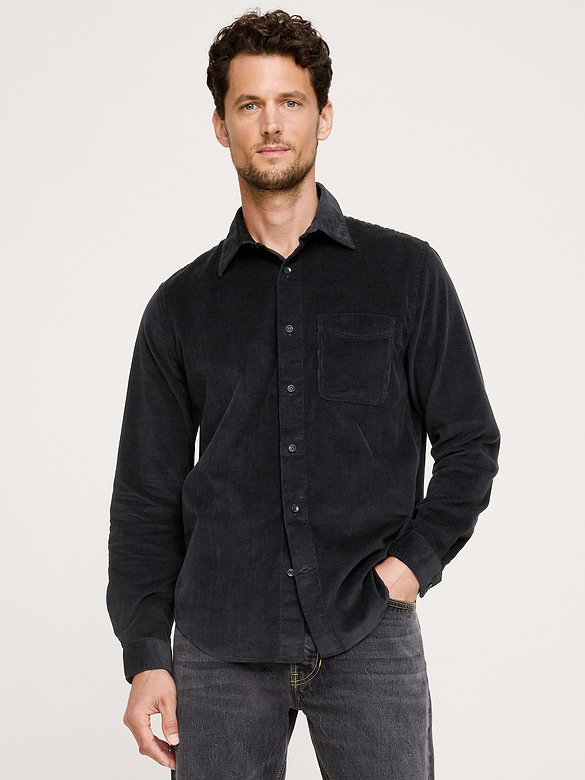 Standard-Fit Lightweight Corduroy Shirt