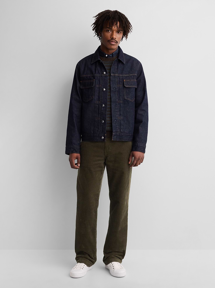 Image 1 of 8, Soft corduroy pants., Button closure, zip fly., Four-pocket styling., Responsibly Made: This product is part of our water-saving Washwell program. Compared with conventional wash methods, Washwell uses at least 20% less water., Product #1179793