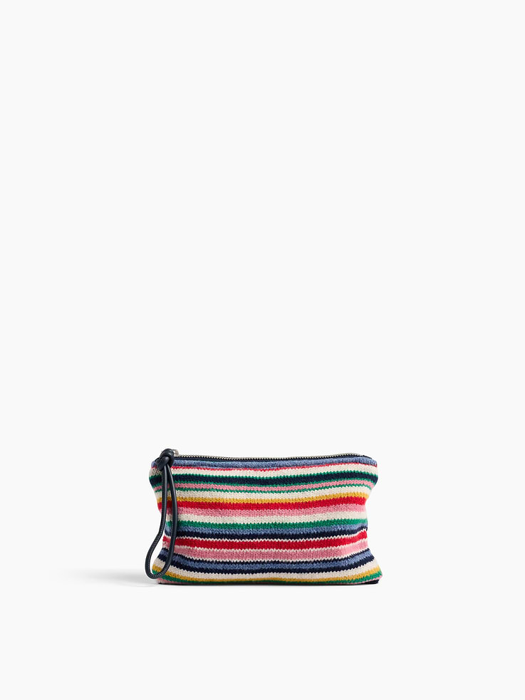 Image 1 of 5, Sueprsoft pouch bag., Zipper closure with wristlet., Product #1186134