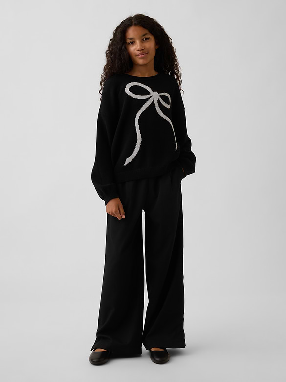 Kids Easy Wide-Leg Drawstring Pants