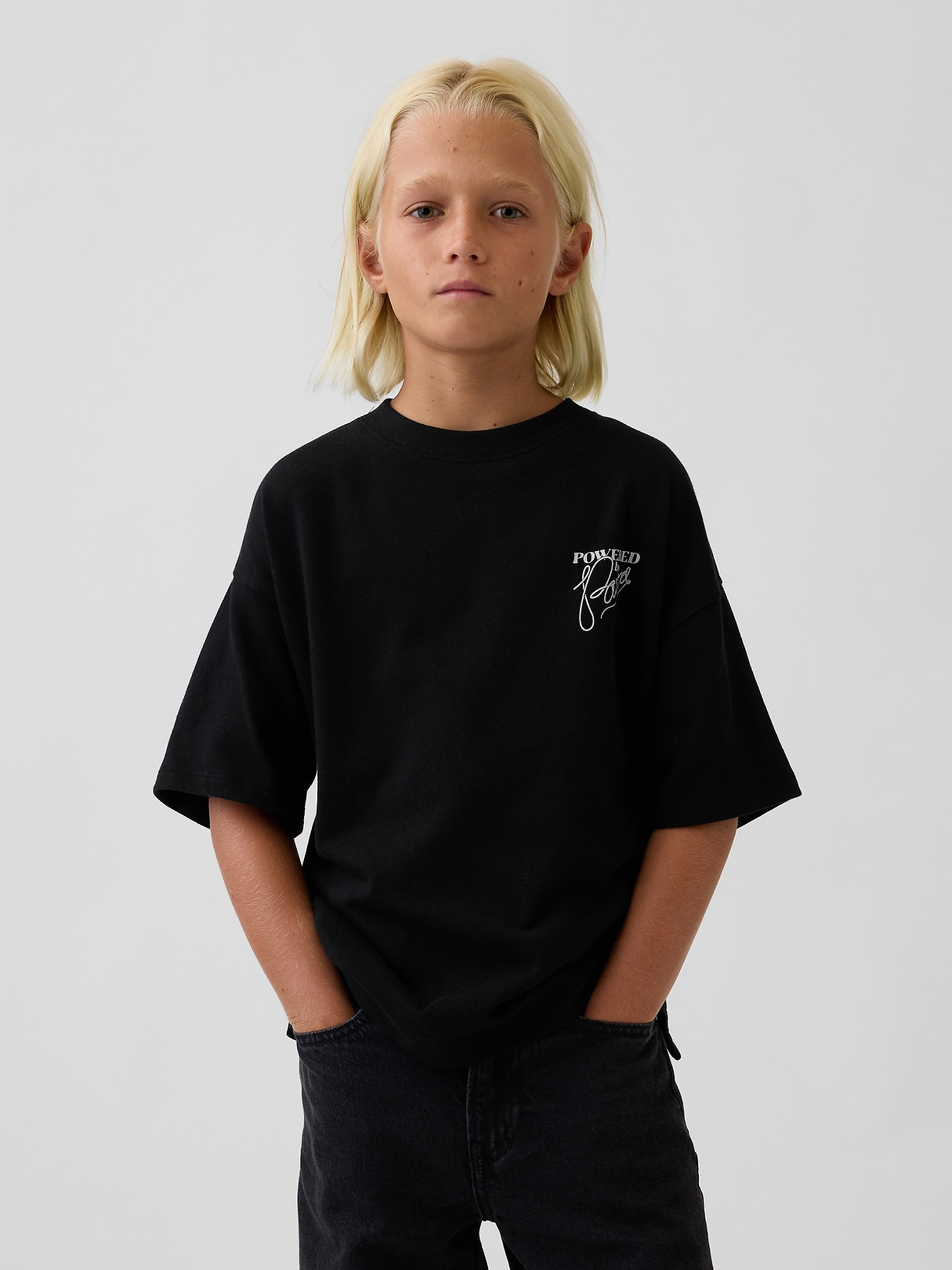 Kids Oversized Graphic T-Shirt | Gap