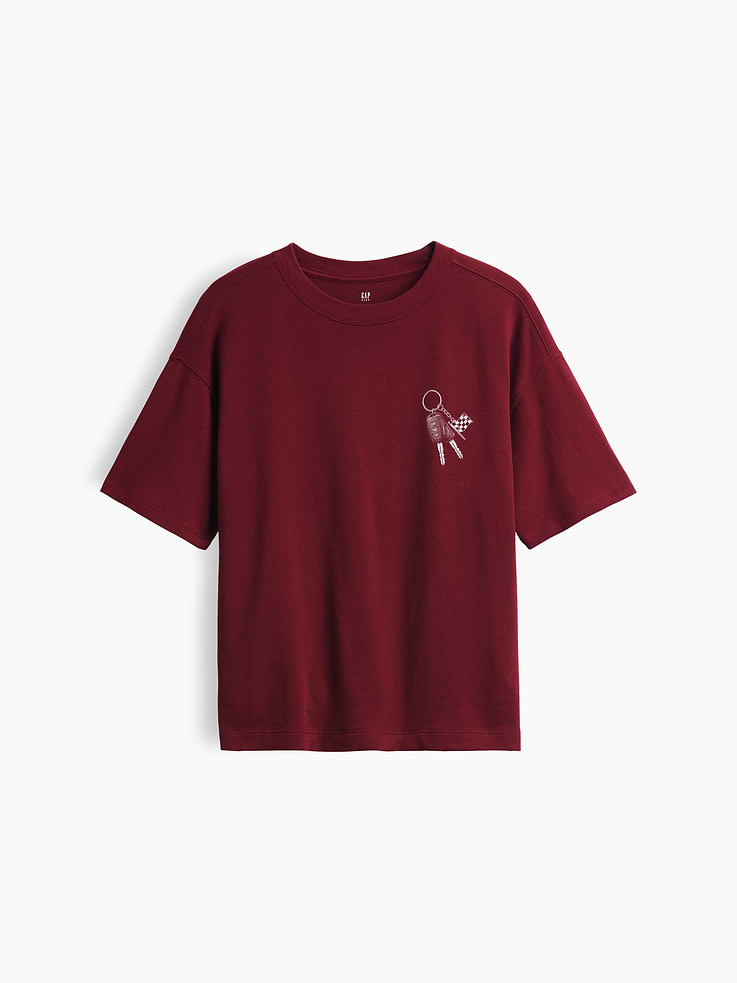 Image 2 of 5, Kids Oversized Graphic T-Shirt