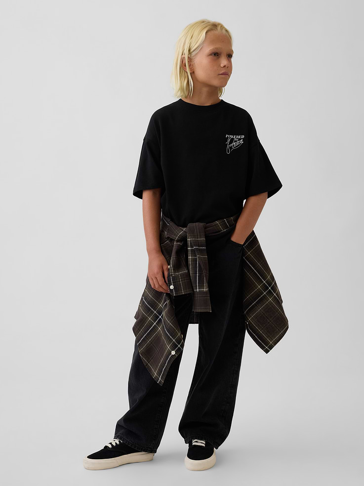 Image 4 of 5, Kids Oversized Graphic T-Shirt