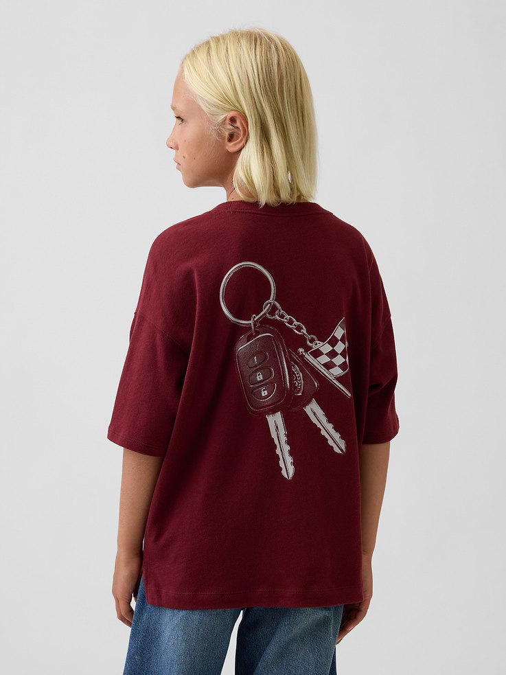 Image 3 of 5, Kids Oversized Graphic T-Shirt