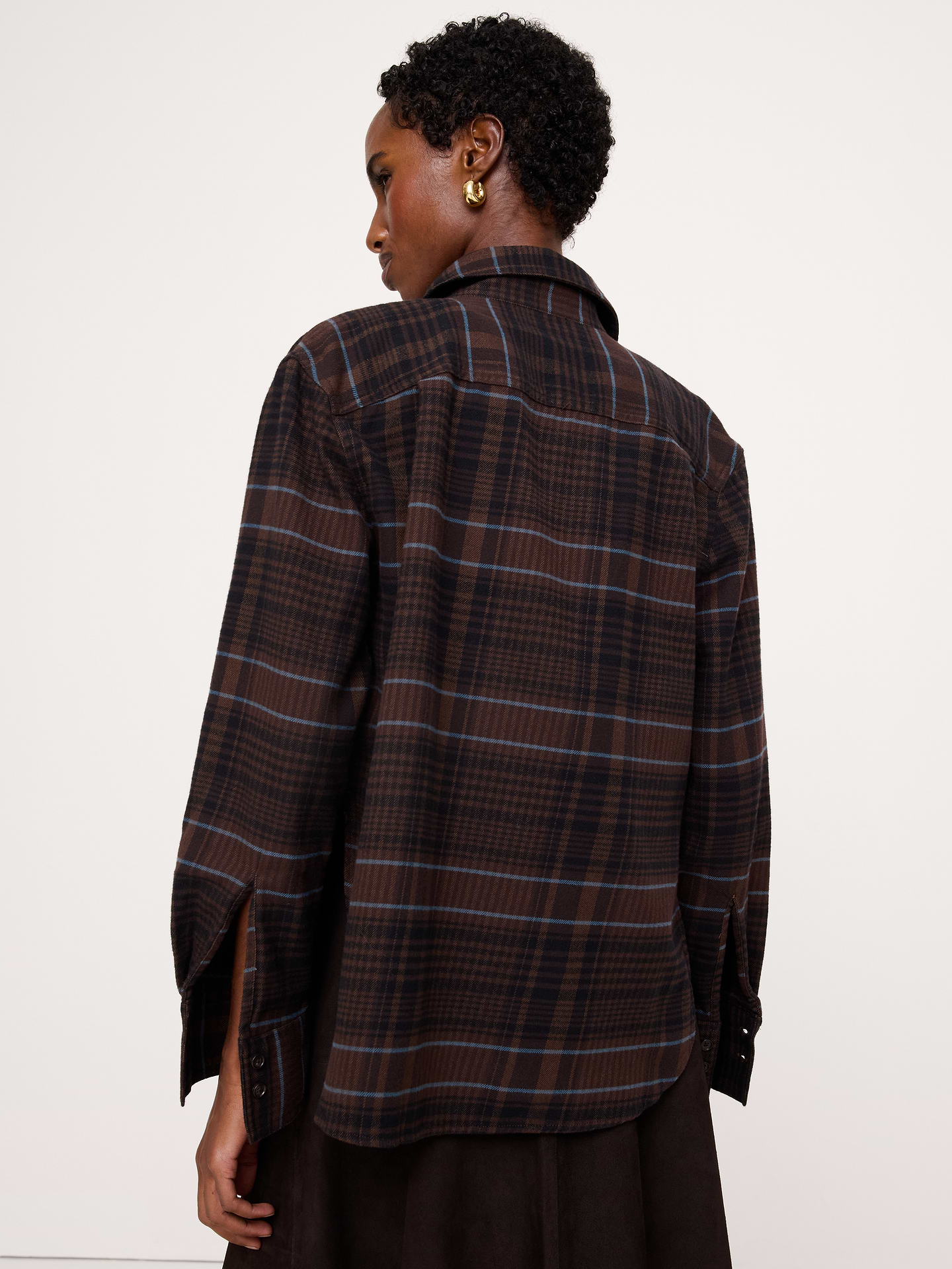 Image 2 of 7, Oversized Cotton Twill Utility Pocket Shirt