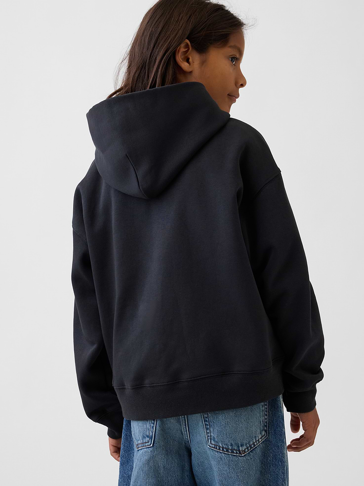 Image 2 of 8, Kids The Simpsons VintageSoft BAD Logo Hoodie