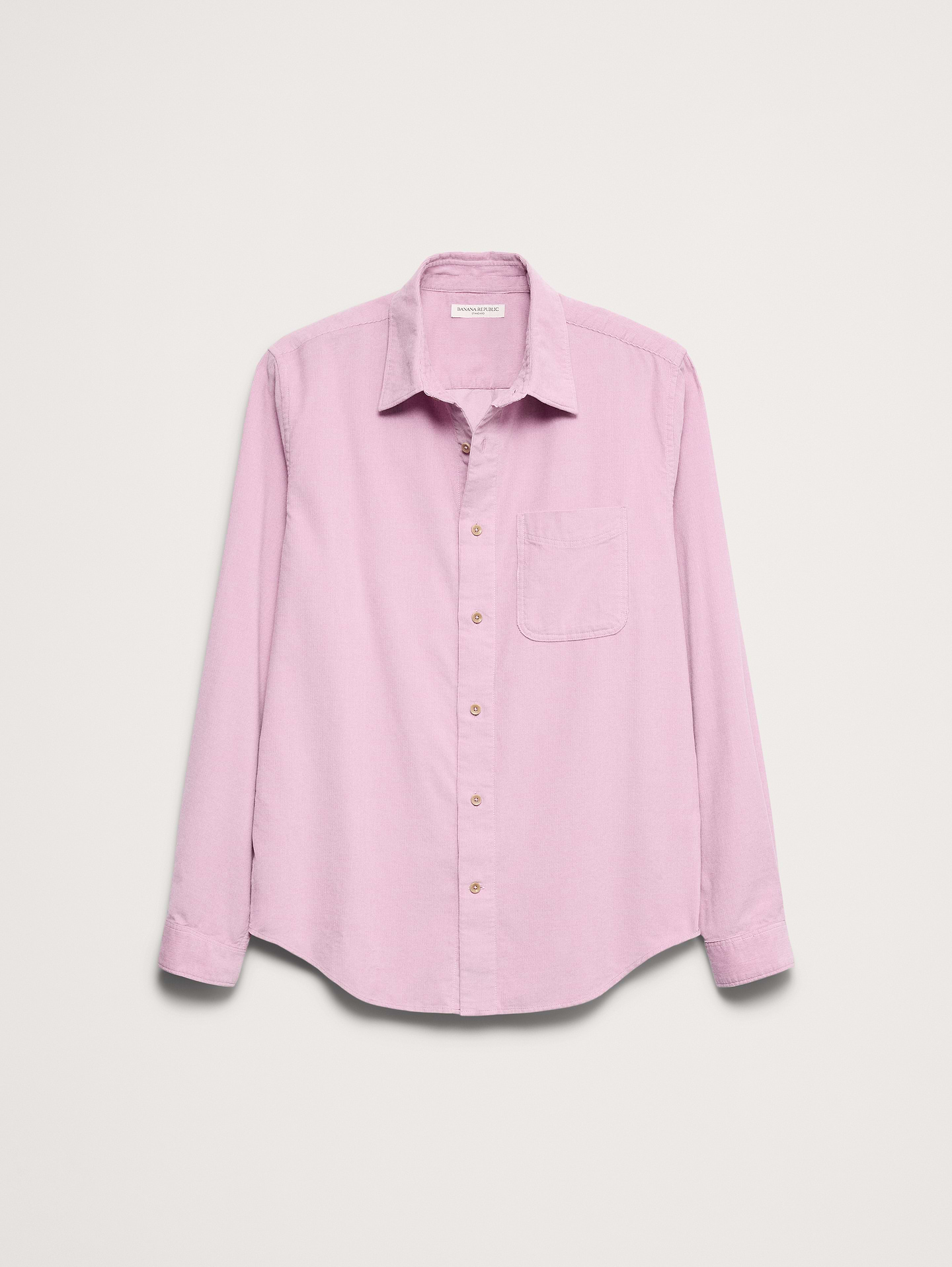 Image 3 of 8, Standard-Fit Lightweight Corduroy Shirt