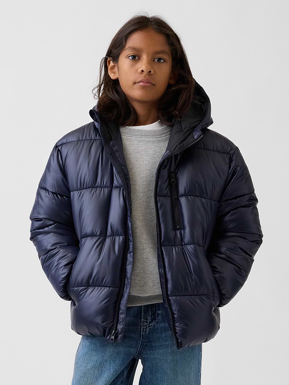 Kids Recycled Heavyweight Puffer Jacket