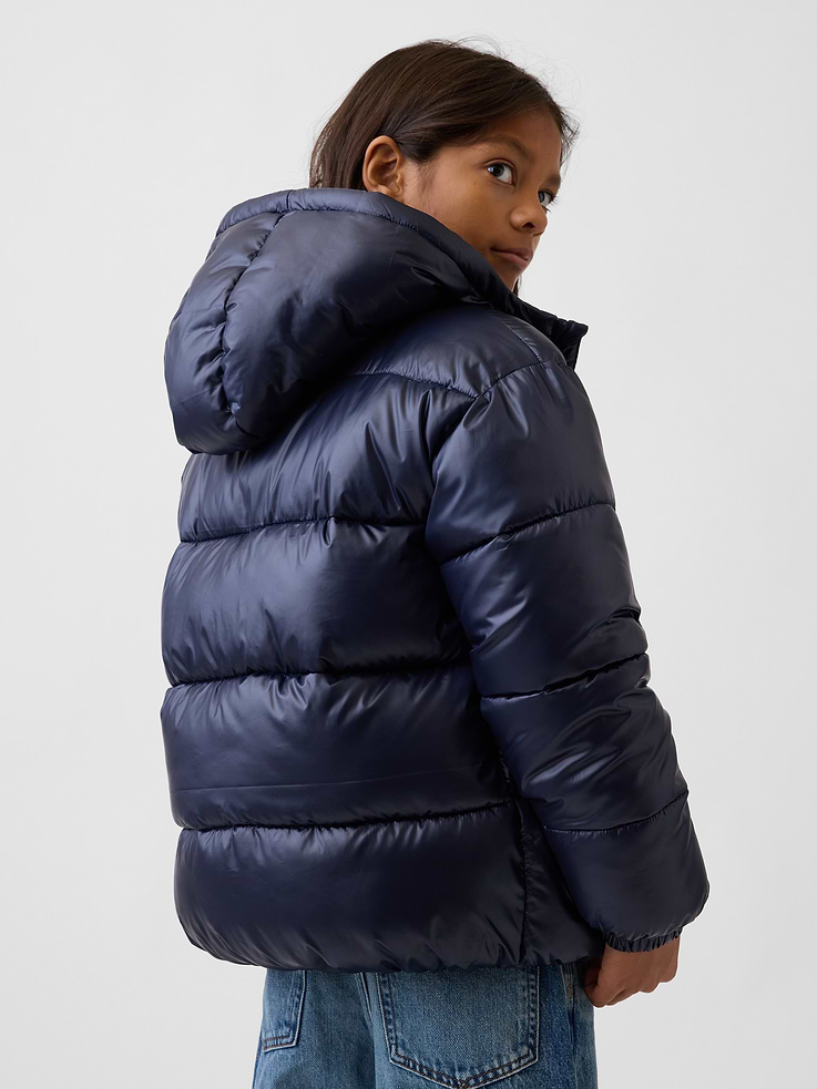 Image 2 of 5, Kids Recycled Heavyweight Puffer Jacket