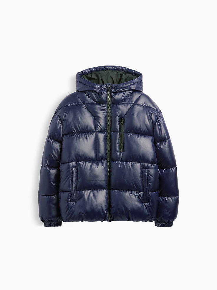 Image 5 of 5, Kids Recycled Heavyweight Puffer Jacket