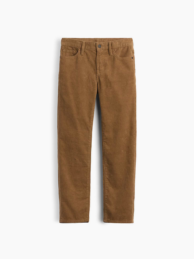 Image 2 of 6, Kids Corduroy Relaxed Straight Pants