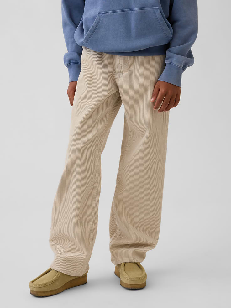 Image 3 of 6, Kids Corduroy '90s Loose Pants