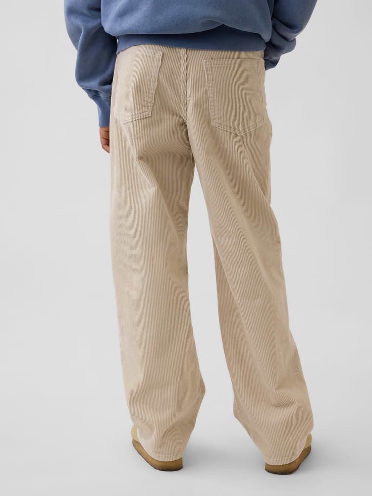 Image 4 of 6, Kids Corduroy '90s Loose Pants