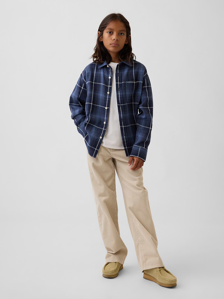 Image 5 of 6, Kids Corduroy '90s Loose Pants