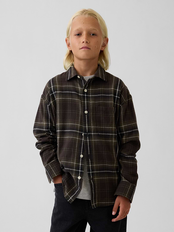 Relaxed Flannel Shirt