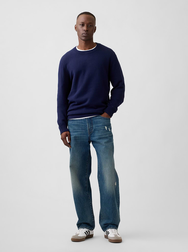 Image 3 of 5, CashSoft Crewneck Sweater