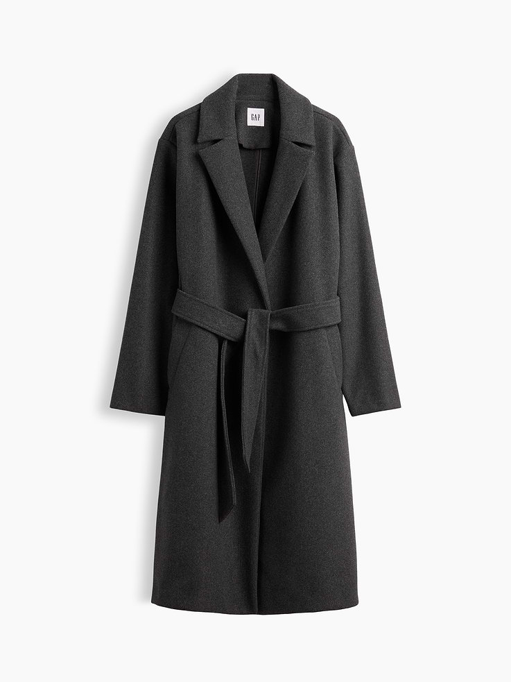 Image 5 of 5, Relaxed Wrap Topcoat