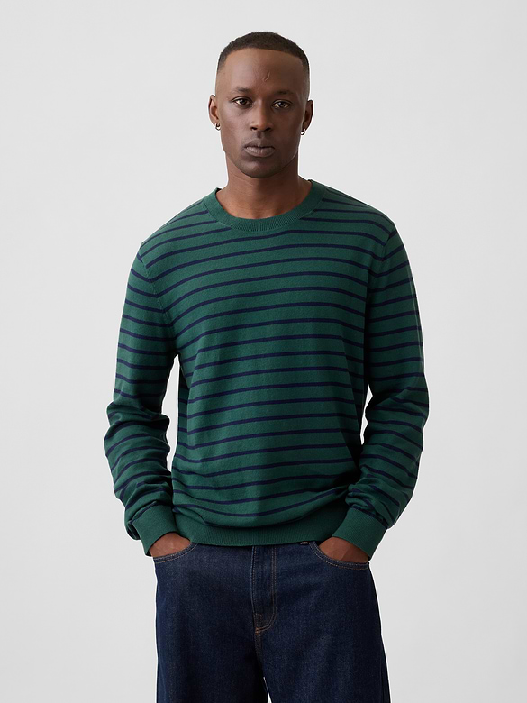 Stripe Crewneck Sweater