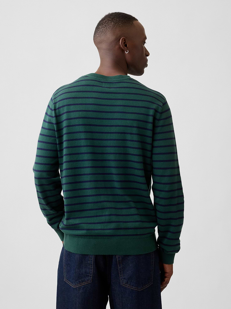 Image 2 of 5, Stripe Crewneck Sweater