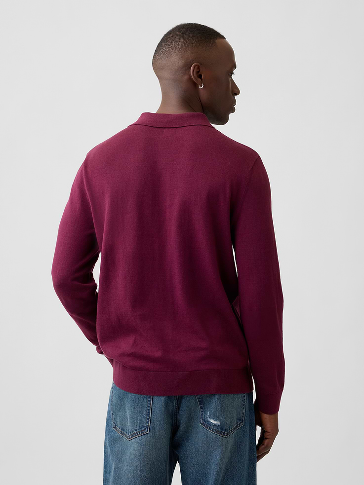 Image 2 of 5, Polo Sweater