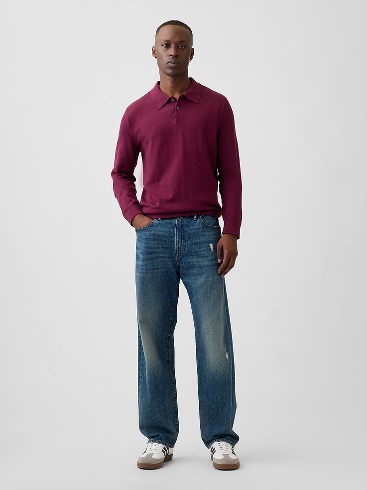 Image 3 of 5, Polo Sweater