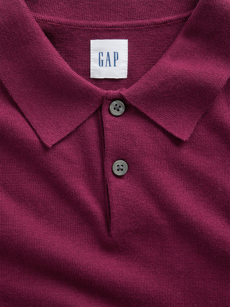 Image 4 of 5, Polo Sweater