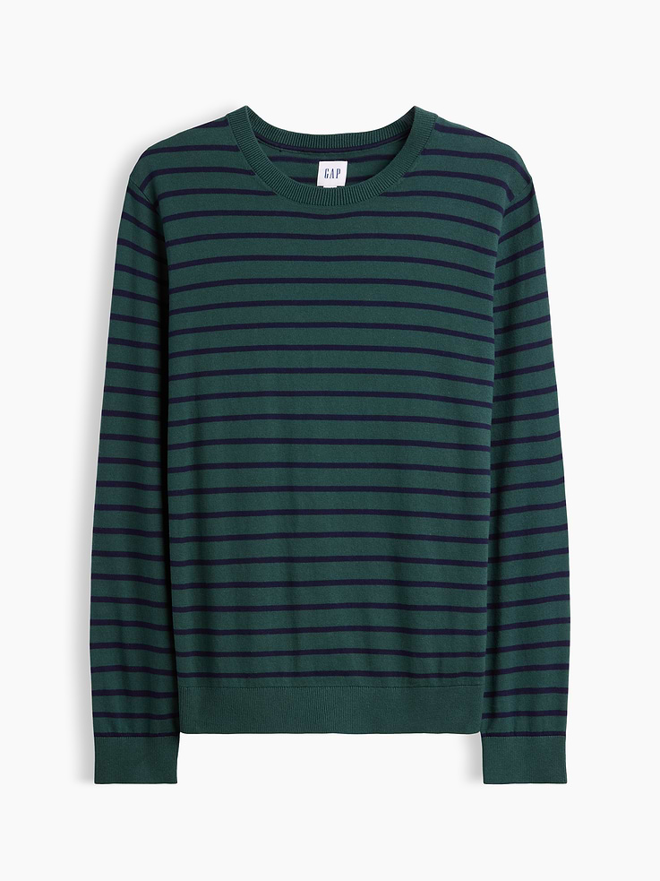 Image 5 of 5, Stripe Crewneck Sweater