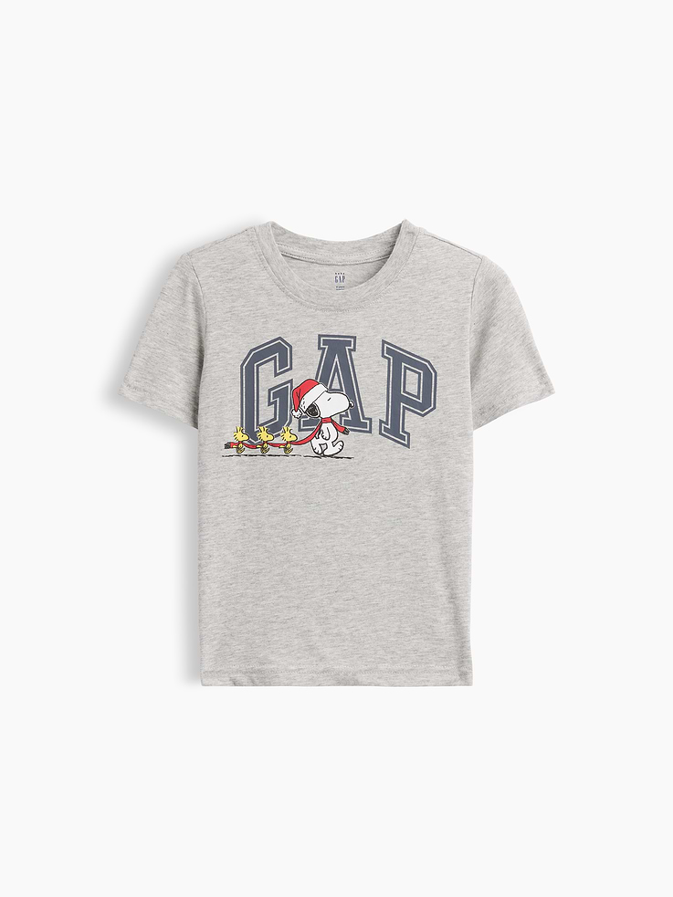 Image 1 of 3, Soft jersey knit., Long sleeves., Crewneck., Gap logo with graphic at front., Product #1179012