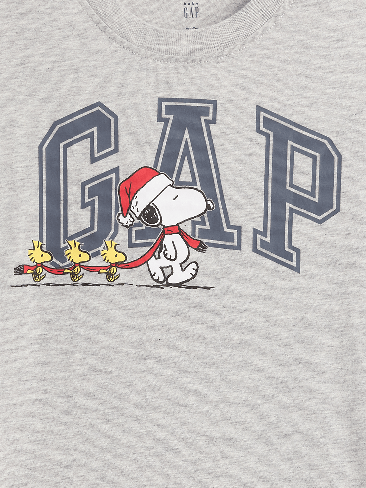 Image 2 of 3, babyGap Peanuts Relaxed X-Mas Logo T-Shirt