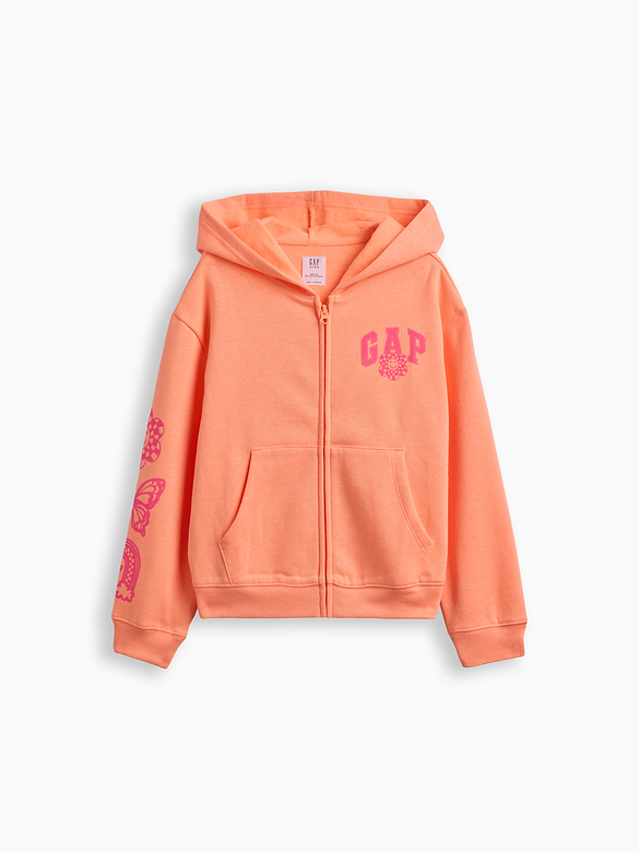 Kids Relaxed Gap Logo Zip Hoodie