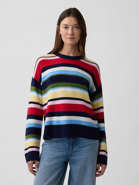 Cashsoft Relaxed Crewneck Sweater