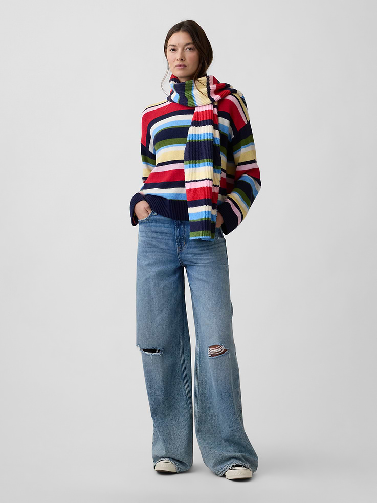 Image 3 of 5, Cashsoft Relaxed Crewneck Sweater