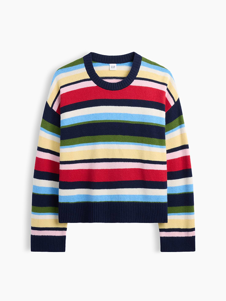 Image 5 of 5, Cashsoft Relaxed Crewneck Sweater