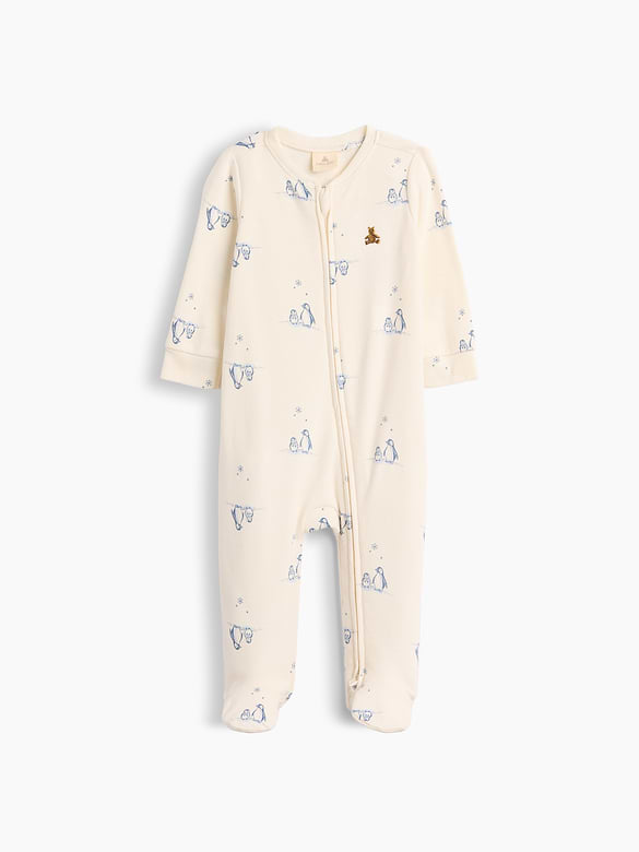 Baby Ribbed Brannan Bear One-Piece