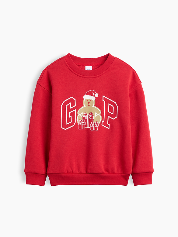 babyGap Relaxed Holiday Logo Sweatshirt