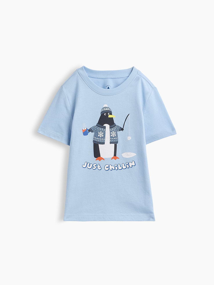 Image 1 of 3, Soft jersey knit., Long sleeves., Crewneck., Graphic at front., This product was made in a factory that invests in gender equity and women’s empowerment through RISE. Learn more at, Product #1184768