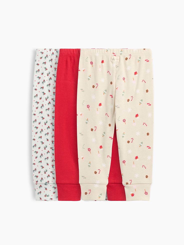 Image 3 of 3, Baby Pull-On Pants (3-Pack)