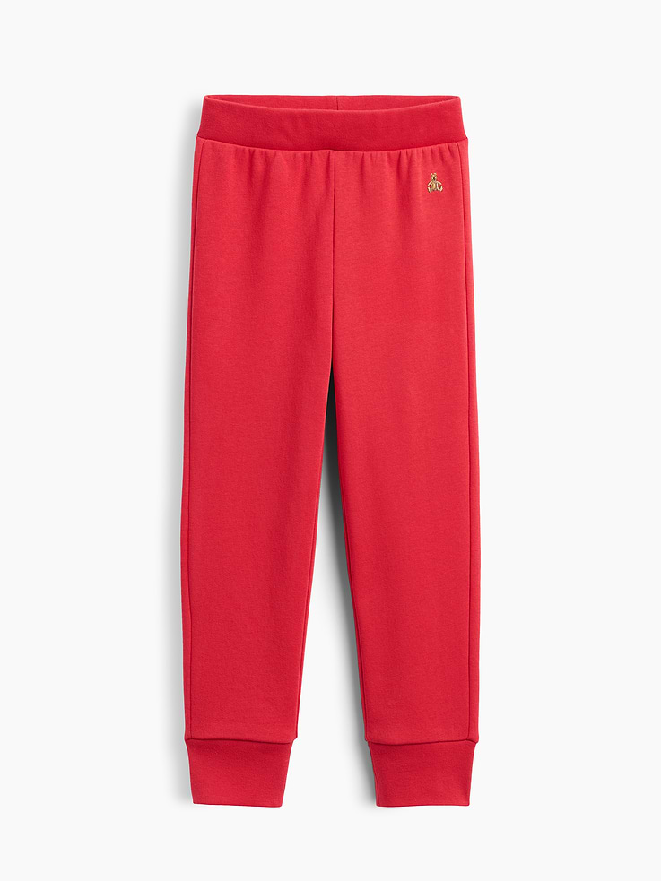 Image 1 of 3, Soft, comfy fleece., Elasticized waist, embroidered Brannan Bear at hip., Banded cuffs., Product #1184779