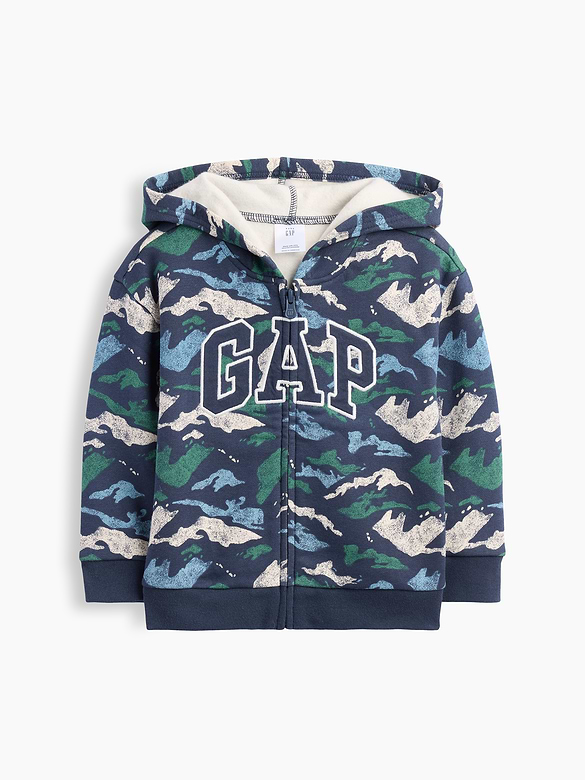 babyGap Relaxed Logo Zip Hoodie