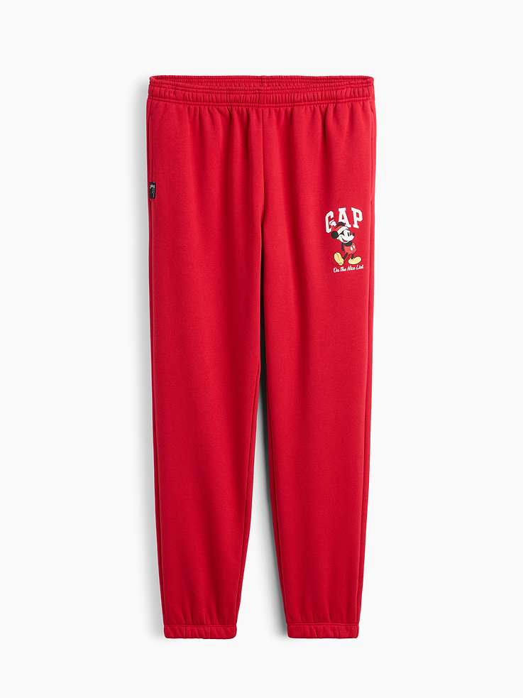 Image 4 of 4, Gap × Disney Mickey Mouse Relaxed Logo Joggers