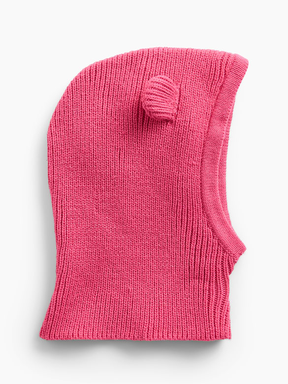 Toddler Ribbed Bear Hood