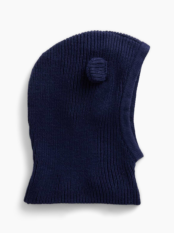 Toddler Ribbed Bear Hood