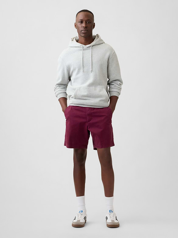 7" Essential Khaki Shorts