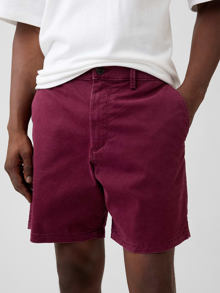 Image 5 of 6, 7" Essential Khaki Shorts