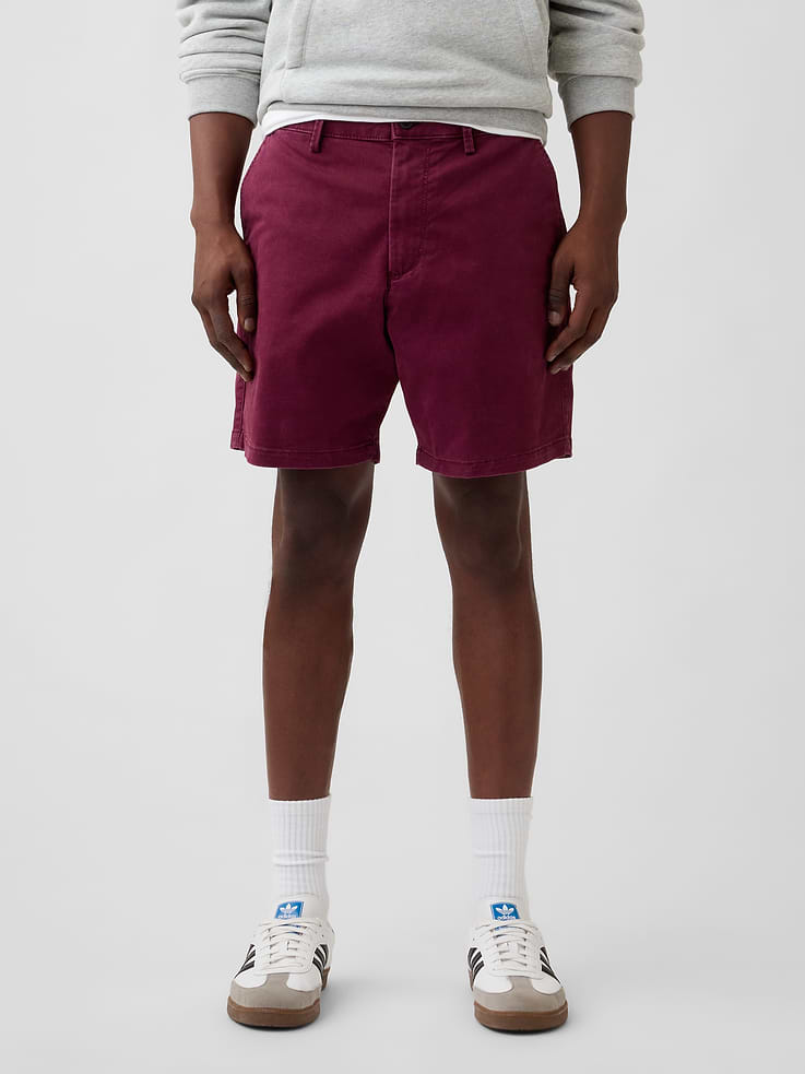 Image 3 of 6, 7" Essential Khaki Shorts
