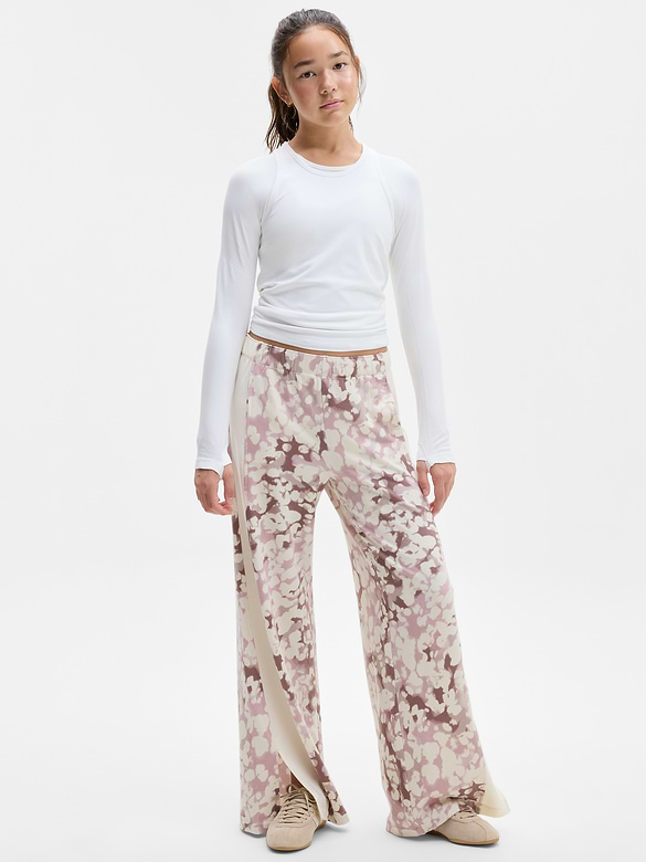Athleta Girl Coaster Luxe Wide Leg Puddle Pant