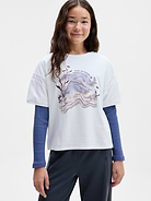 Image 1 of 3, FOR: School, practice, and play, FEEL: Breathable cotton-TENCEL™ blend is easy to wear and even easier to wash, FAVE: Infinitely versatile staple plays well with everything, every time, Product #853256